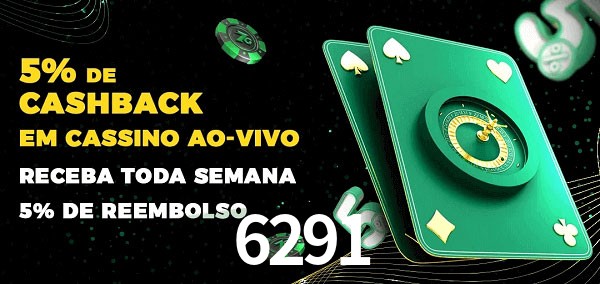 Promoções do cassino ao Vivo 6291